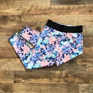 VS Pink Ultimate Pastel Marble Thick Band Leggings Size Small